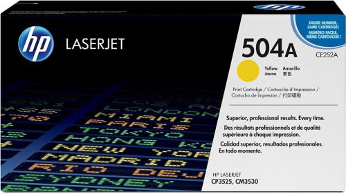  HP CE252A sárga toner (504A) 