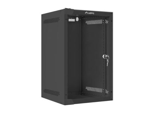  Lanberg 9U 10" fali rack szekrény 280x310mm fekete (WF10-2309-10B) 