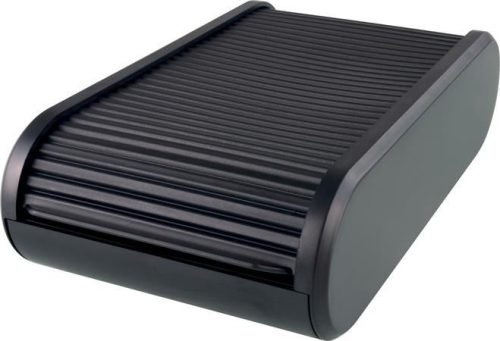  Helit Linear 300db-os, rolós, fekvő névjegytartó fekete (H6218095) 