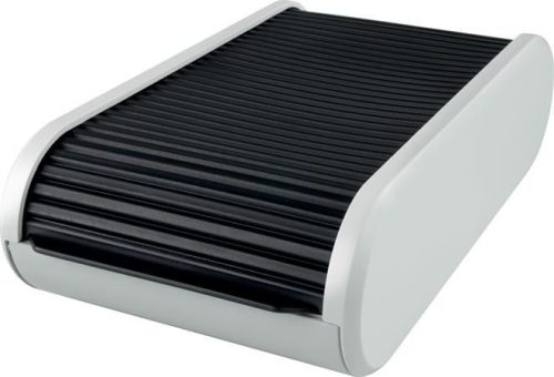  Helit Linear 300db-os, rolós, fekvő névjegytartó szürke-fekete (H6218098) 