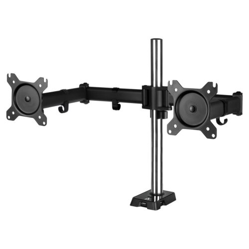  Arctic Z2 (Gen 3.) dual monitortartó kar, USB hub, matt fekete (AEMNT00053A) 