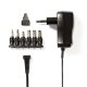  Nedis Univerzális hálózati adapter 3/4.5/5/6/7.5/9/12VDC 0.6A  (ACPA006) 