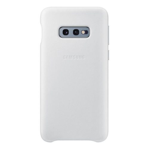  Samsung Leather Cover Galaxy S10e bőrtok fehér (EF-VG970LWEGWW) 