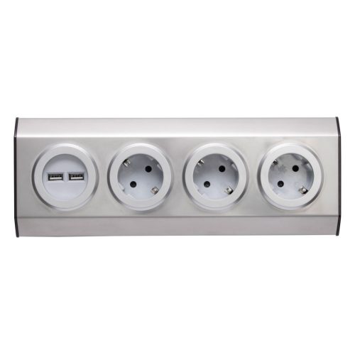 Somogyi KNV 03/USB szerelhető konyhai elosztó USB aljzatokkal 
