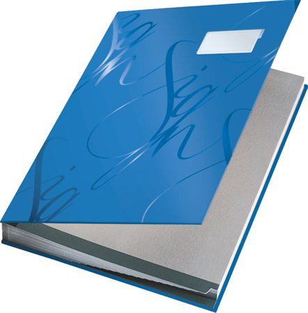  Leitz "Design" aláírókönyv A4 kék (E57450035) 
