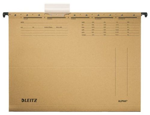  Leitz "Alpha Standard" függőmappa A4 natúr (E19150000) 