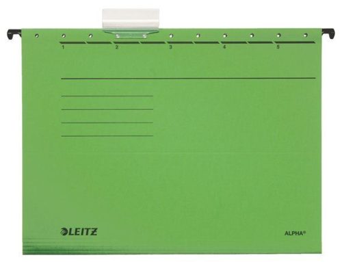  Leitz "Alpha Standard" függőmappa A4 zöld (E19850055) 