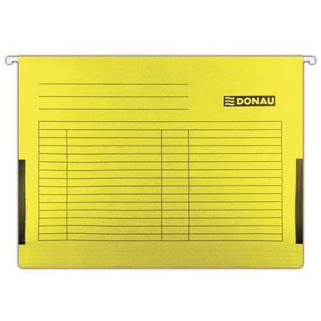  Donau 7420905-11 függőmappa oldalvédelemmel A4 sárga (D7420S25) 