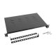  Lanberg 19" 1U 600mm rack polc fekete 25kg teherbírás(AK-1004-B) 