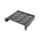  Lanberg 10" 1U 254x180mm rack polc fekete (AK-1012-B) 