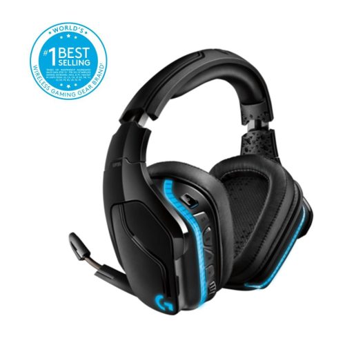  Logitech G935 7.1 vezeték nélküli mikrofonos fejhallgató fekete (981-000744) 