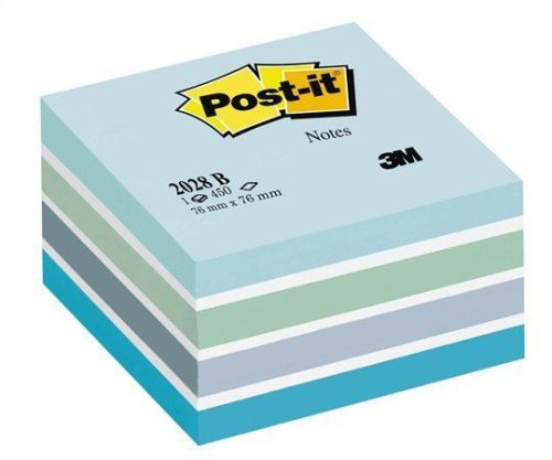  3M Post-it FT510093212 öntapadó jegyzettömb 76x76 mm aquarell kék (LP2028B) 
