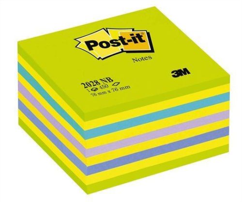  3M Post-it FT510093253 öntapadó jegyzettömb 76x76mm lollipop zöld (LP2028NB) 