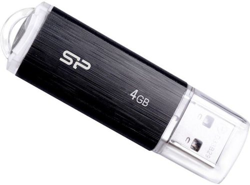  Pen Drive 4GB Silicon Power Ultima U02 fekete USB 2.0 (SP004GBUF2U02V1K) 