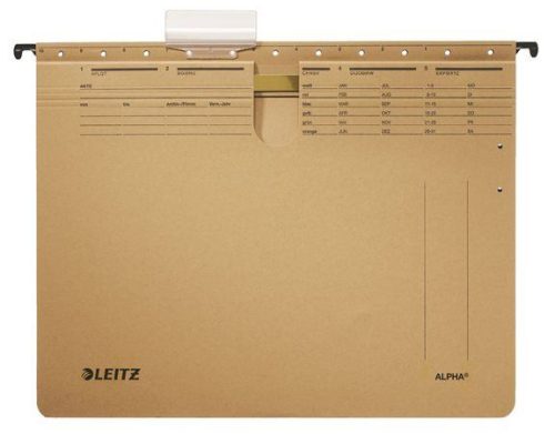  Leitz "Alpha" lefűzős függőmappa A4 natúr (E19140000) 