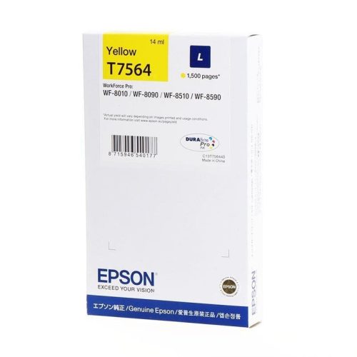  Epson C13T756440 tintapatron L-es sárga 