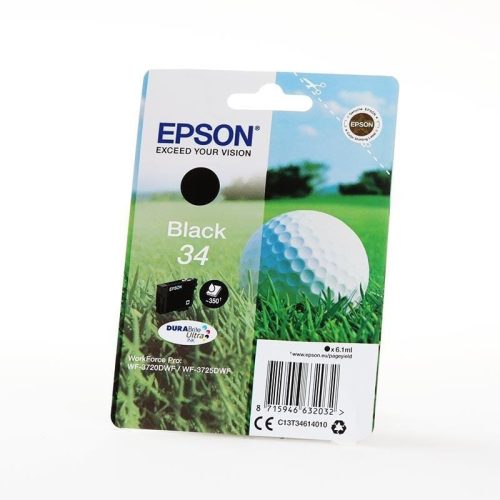  Epson 34 DURABrite Ultra tintapatron fekete (C13T34614010) 