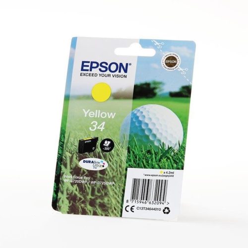  Epson 34 DURABrite Ultra tintapatron sárga (C13T34644010) 