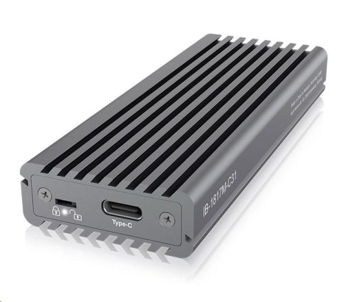  RaidSonic ICY BOX IB-1817M-C31 külső M.2 SSD ház ezüst 