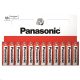  Panasonic 1.5V Cink AA ceruza elem Red Zinc (12db / csomag)  (R6RZ/12HH) 