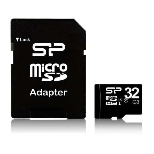  32GB microSDHC Silicon Power CL10 + adapter (SP032GBSTH010V10SP) 