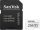  256GB Micro SDXC memória kártya Sandisk High Endurance CL10 U3 V30 + adapter  (SDSQQNR-256G-GN6IA / 183568) 