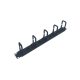  WP kábelrendező Rack szekrényhez műanyag gyűrűs 1U 19" fekete (WPN-ACM-102-B) 
