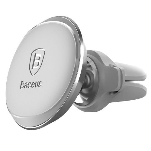  Baseus Magnetic Air Vent univerzális mágneses autós telefon tartó ezüst (SUGX-A0S) 