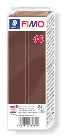  FIMO "Soft" égethető gyurma 454g csokoládé színű  (8021-75 / FM802175) 