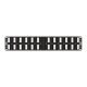  Nikomax UTP patch panel cat.5e 48 port 19" 2U döntött (NMC-RP48UD2-AN-2U-BK) 