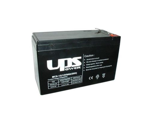  UPS Power zselés ólomsavas gondozásmentes akkumulátor F2 12V 9000mAh 151x98x65m (MC9-12) 