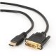  Gembird Cablexpert Adatkábel HDMI-DVI 1,8 m aranyozott csatlakozó (CC-HDMI-DVI-6) 