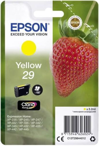  Epson 29 Claria Home tintapatron sárga (C13T29844012) 