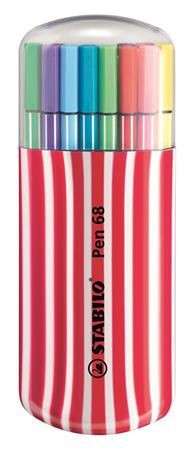  STABILO "Pen 68 Zebrui" rositrón készlet 1 mm 20 különböző szín (6820-02-1-5) 