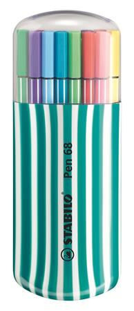  STABILO "Pen 68 Zebrui" rostirón készlet 1 mm 20 különböző szín (6820-02-2-5) 