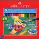  Faber-Castell akvarell ceruza készlet ecsettel 24db (TFC114425) 