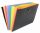  Viquel harmonikamappa, PP, 8 rekeszes, "Rainbow Class", fekete (IV110087) 