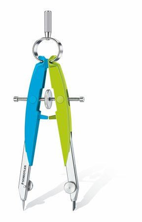 Staedtler "Mars Comfort Neon" precíziós körző neon kék-zöld  (556 00-N1 / TS55600N1) 