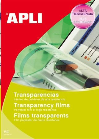  APLI fólia, írásvetítőhöz, A4, kézzel írható (FOIA1080) 