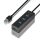  Axagon HUE-S2BL négyportos USB 3.0 HUB gyorstöltéssel, 1,2m kábel 