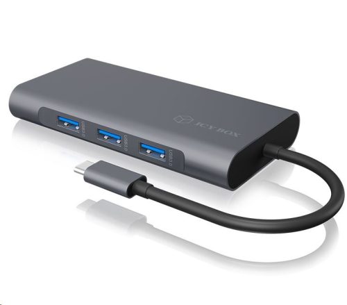  RaidSonic ICY BOX USB Type-C notebook dokkoló szürke (IB-DK4040-CPD) 