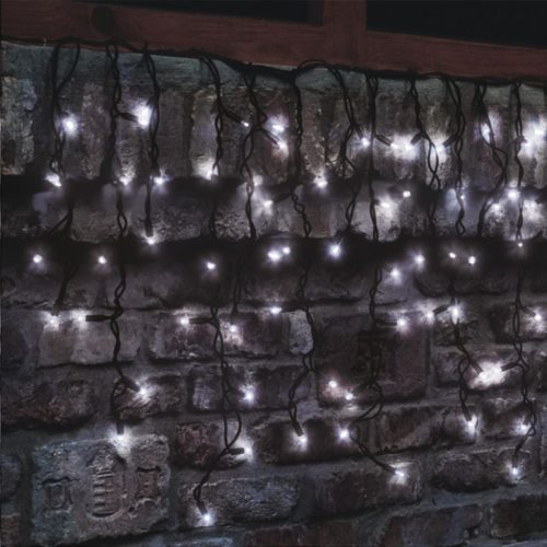  Somogyi KSF 200/WH LED-es sorolható jégcsap fényfüggöny, 200 hidegfehér LED 