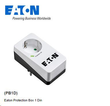  Eaton ProtectionBox 1, 1×DIN túlfesz-védő aljzat (PB1D) 