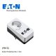  Eaton ProtectionBox 1, 1×DIN túlfesz-védő aljzat (PB1D) 