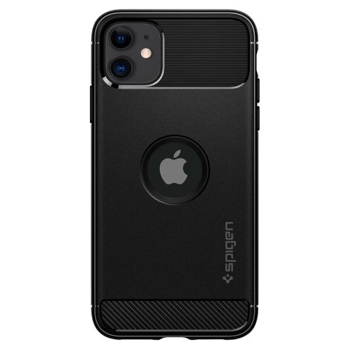  Spigen Rugged Armor iPhone 11 hátlaptok fekete (076CS27183) 