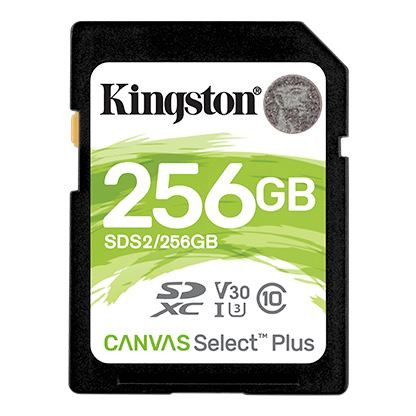  256GB SDXC Kingston Canvas Select Plus CL10 memóriakártya (SDS2/256GB) 