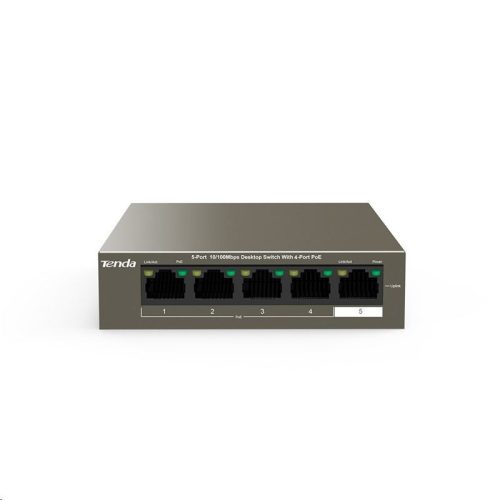  Tenda TEF1105P-4-38W 10/100Mbps 5 portos switch 