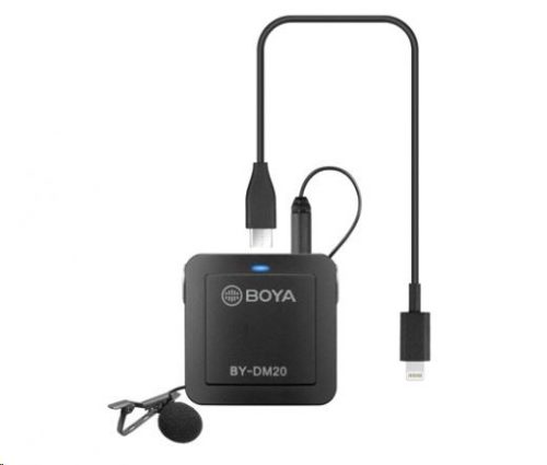  Boya Audio BY-DM20 Mixer és Dual Lavalier mikrofon 