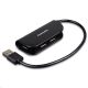  Axagon HUE-X4B négyportos USB 2.0 hub fekete 
