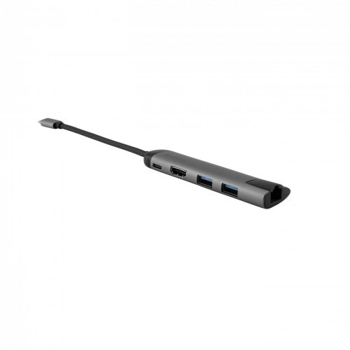  Verbatim 3 portos USB Hub + HDMI és Ethernet szürke (49141) 